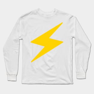 Lightning Bolt Emoticon Icon Long Sleeve T-Shirt